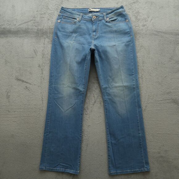 Levi's 529 Jeans Women's Size 14M Blue Mid-Rise Curvy Bootcut Denim 31" Inseam - Picture 1 of 16
